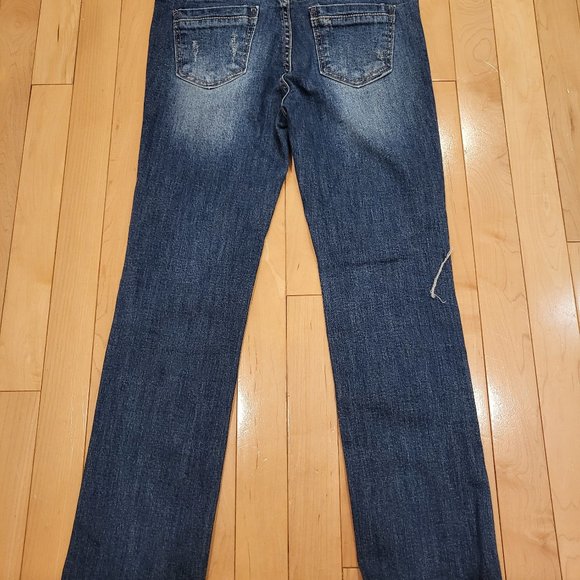 T-Rex Korean Regular Fit Jeans Light Blue Denim Size 25 - Picture 4 of 4